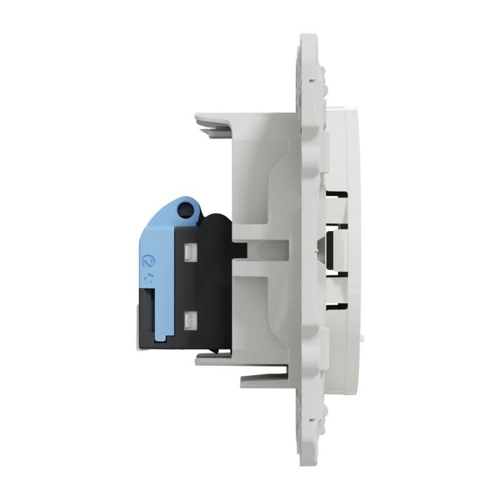 Schneider Electric - Odace, gniazdo RJ45 białe, klasa 1 (telefon + komputer) kat. 6 UTP, śruba - S520475