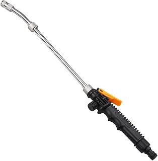 Staright Lavadora de alta pressão 2 em 1 Bocal do ventilador 2.0 Bocal do jato Limpe com segurança Varinha de lavagem de alto impacto Lavadora de spray de água para aplicação doméstica Madeira Tijolo Concreto Plástico Limpeza de vidro