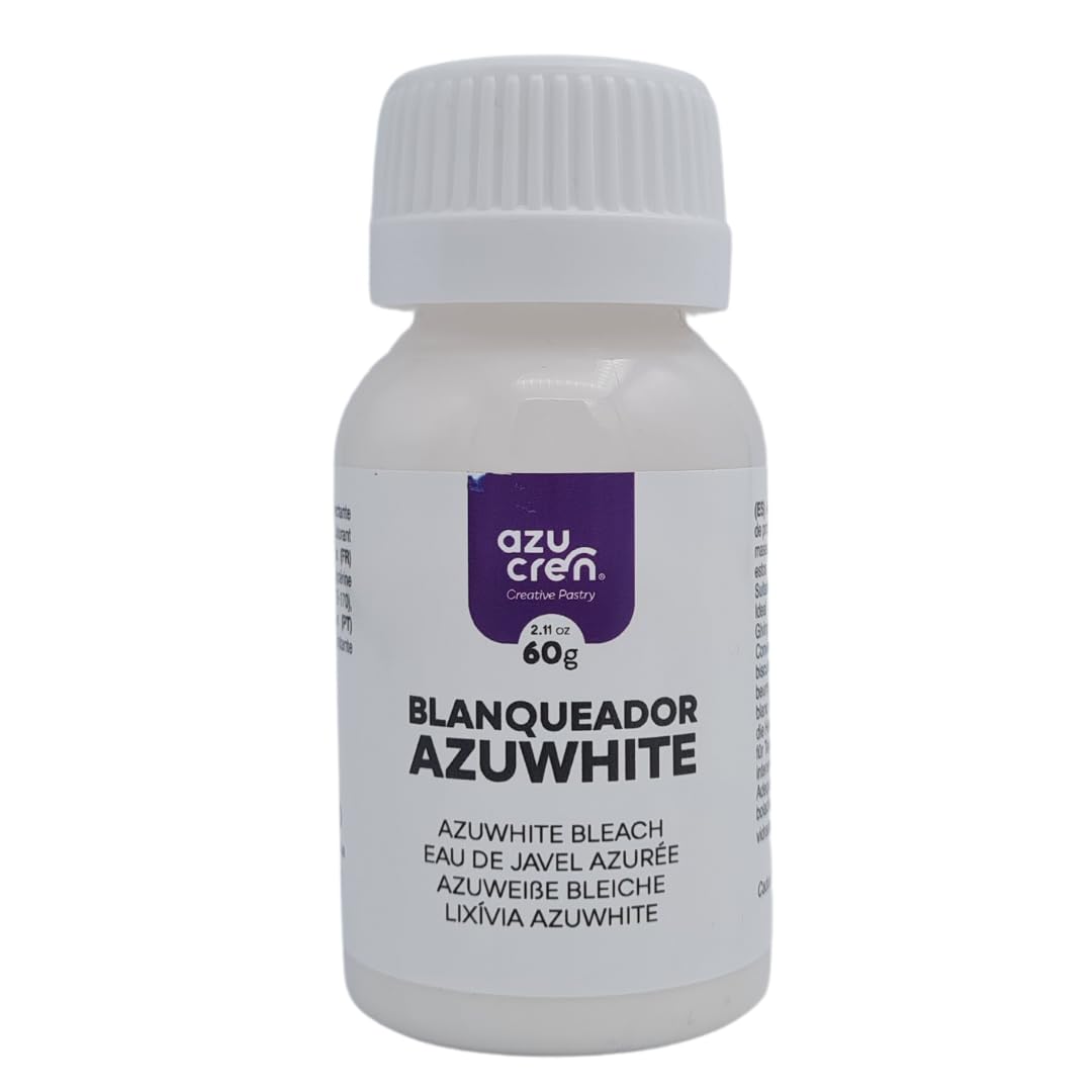 Azucren Colorante Blanqueador Especial para Buttercream, Repostería, Rellenos o Coberturas de Tartas, 60 Gr