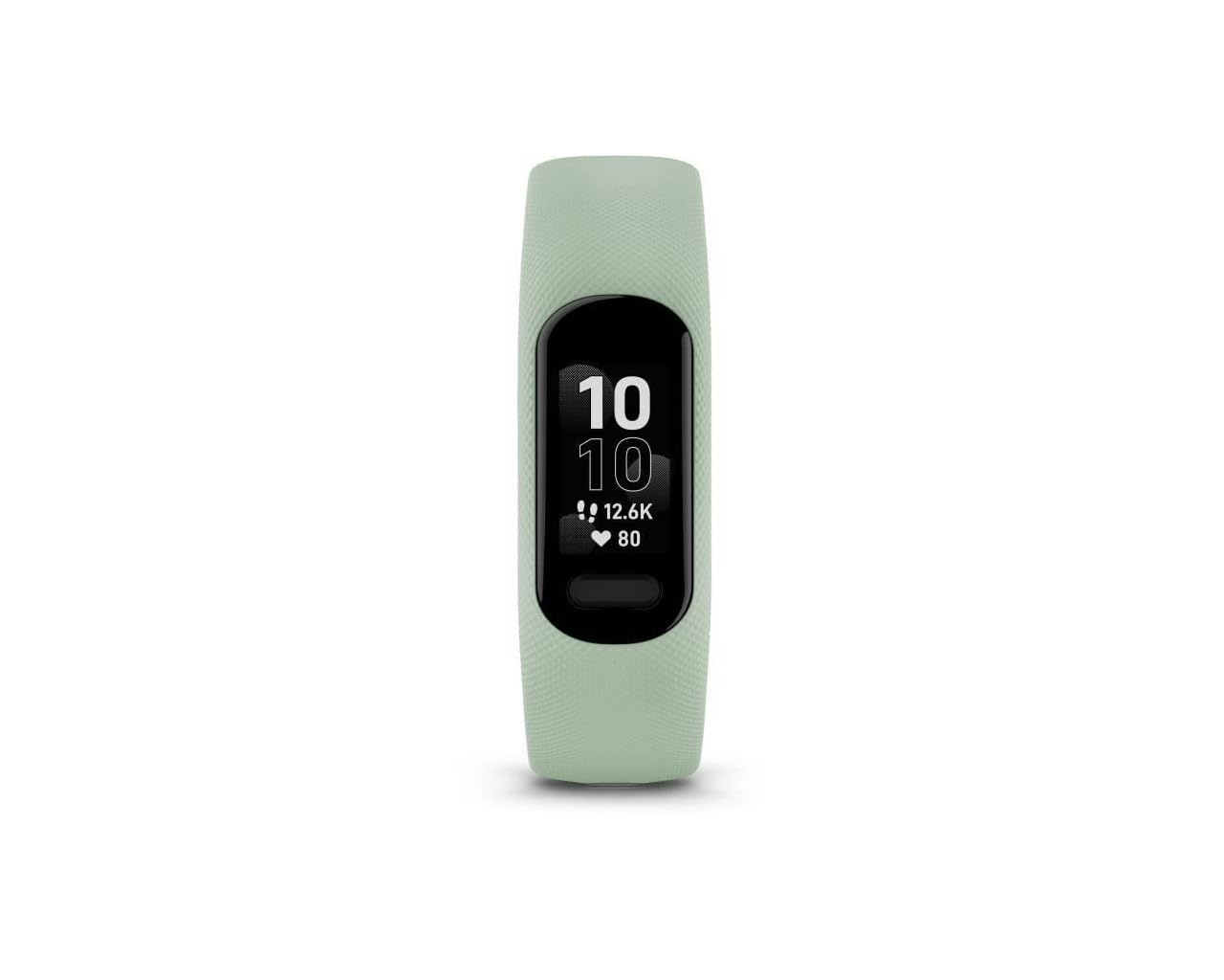 Garmin vívosmart 5 - Pulsera de Actividad con puntuación del sueño, Funciones de Seguridad, Asistencia y Deportes, Menta, Talla S/M (Reacondicionado)