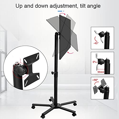 Soporte para TV móvil con ruedas para pantalla de 23 a 60 pulgadas miniatura 3