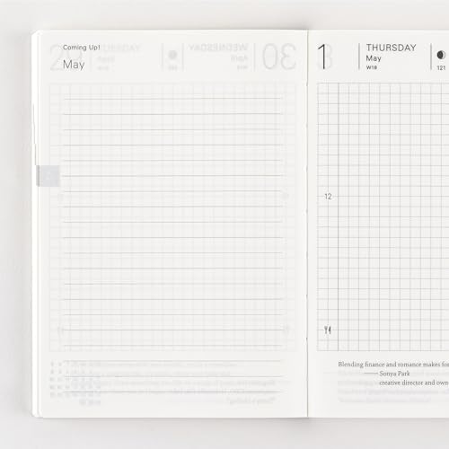 hobonichi techo 2025 planner book englisha6january startmonday startplanner