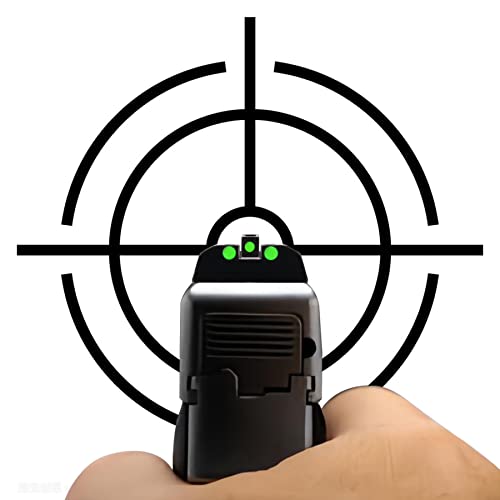 No-Tritium Fiber Optic Red/Green Sights for Pistol Taurus G2C, PT111, G3, TX22, G2, 709, G2S, PT140, 740, Taurus G2C Accessories Sights Set