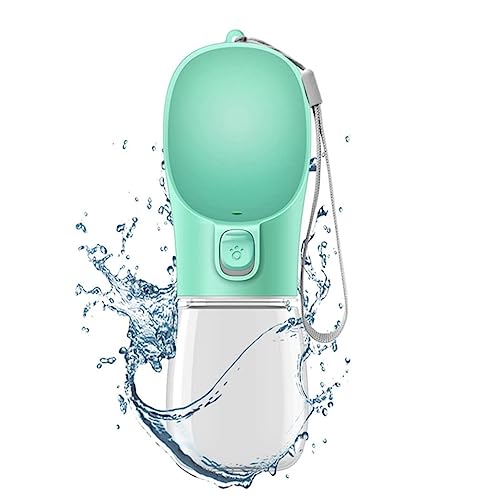 Ekarpet Dog Water Bottle for Travel | Leak Proof Portable Puppy Water Dispenser Drinking Feeder Pet Care Cup for Outdoor Walking, Hiking, Travel | 500ml (Pink)