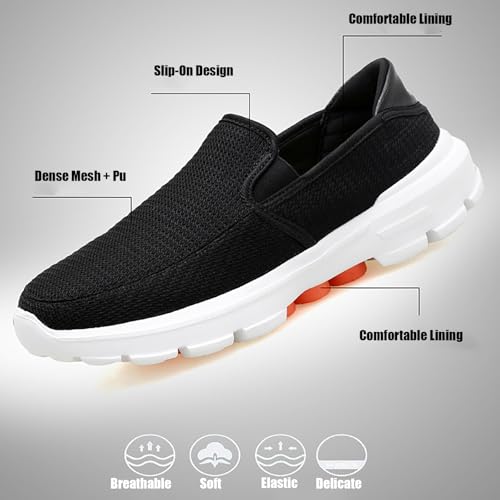Men's Orthopedic Hiking Loafers Slip-On Casual Outdoor Non-Slip Tennis Sneakers Comfortable Lightweight Walking Shoes3