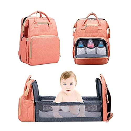 Multifunktionale Mutter,Wasserdichtes Baby-Reisebett,Große Kapazität,Tragbare Wickelauflage,Tragbares Reisebett,Camping im Freien,mit 1