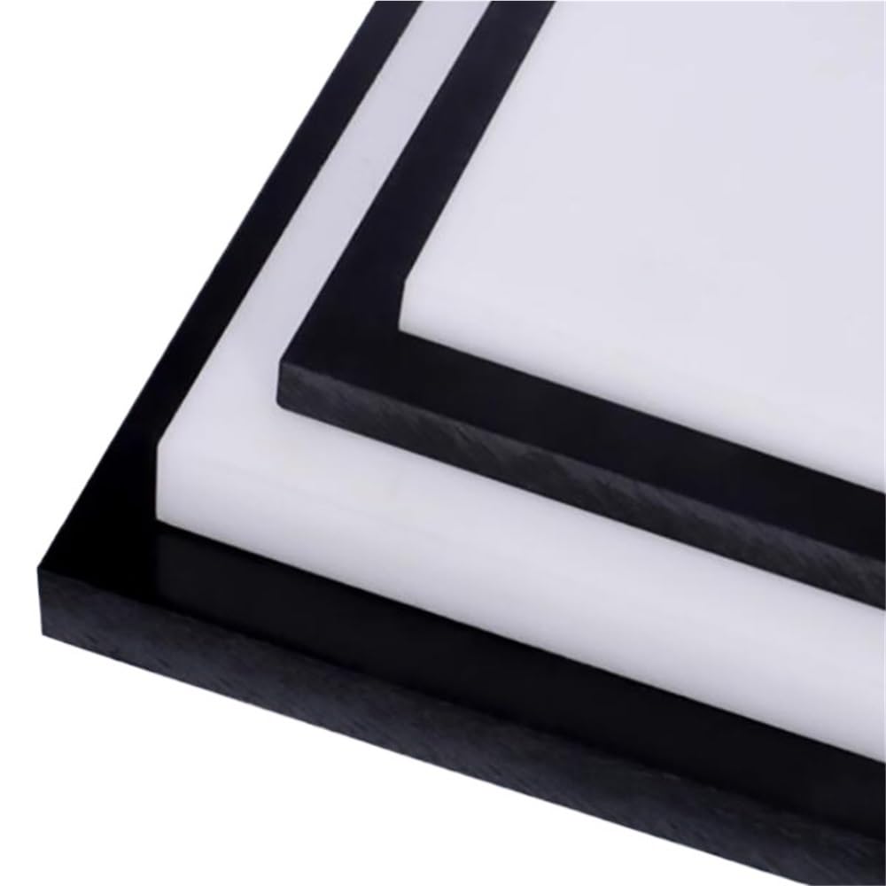 1 szt. Arkusz z kopolimeru acetalowego POM Kwadratowy prostokątny Grubość 3-60 mm Wielokolorowy CNC(White,50x200x300mm)