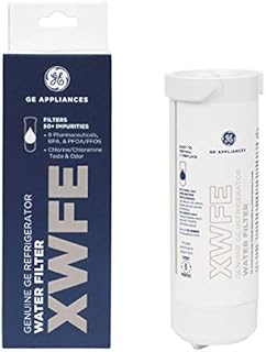 GE XWFE Refrigerator Water Filter | Certified to Reduce Lead, Sulfur, and 50+ Other Impurities | Replace Every 6 Months for Best Results | Pack of 1