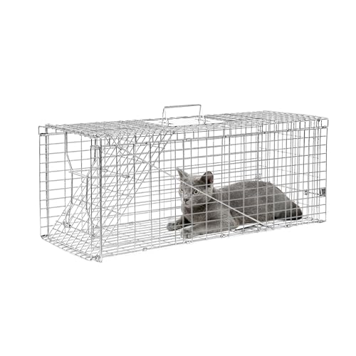 32 Live Animal Traps Humane Animal Trap for Stray Cats up to 15 Pounds Raccoons Squirrel Rabbit