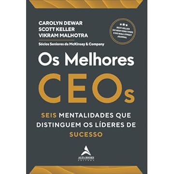 Capa do livro Os Melhores Ceos: Seis Mentalidades que Distinguem os Líderes de Sucesso