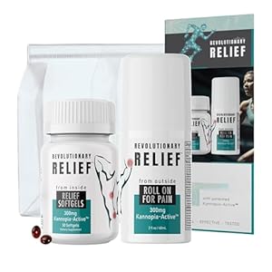 DUO・Post Surgery/Injury Support・230400mg Hemp Oil =>300mg KannopiaActive・Astaxanthin・Arnica・Anti-Inflammatory・4% Lidocaine・Nerve/Joint Health・Doctor Recommended・Roll-On + Softgels