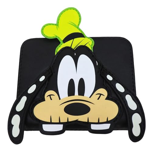 Portefeuille Goofy Squelette phosphorescent et coloré signé Loungefly