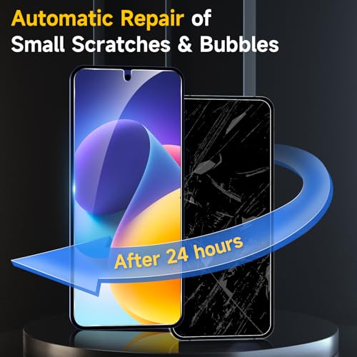 Image of YWXTW EZ Alignment for Samsung Galaxy Z Flip 7 Screen Protector, [Strengthen Crease Test] 4Pcs Inner Soft EPU Film+2Pcs Front Display Tempered Glass+1 Set Camera lens Protector, Anti Scratch