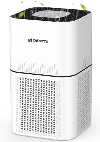HEPA 14 Air Purifiers for Home Large Room Up to 2200ft², DAYETTE Air Purifiers for Bedroom with Air Quality Sensor, Remove 99.97% of Dust, Odor, Pets Dander, Smoke
