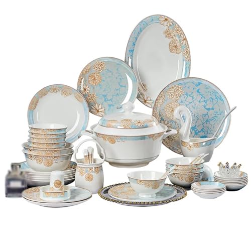 Set di piatti piani in ceramica, 16 pezzi, di alta qualità, per dessert, riso, insalata e pasta, eleganti piatti da cucina