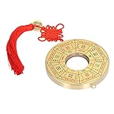 vcedas specchio bagua, feng shui, assorbe energia positiva, porta ricchezza e felicità, specchio bagua, sospensione, accessori auto, rimorchi