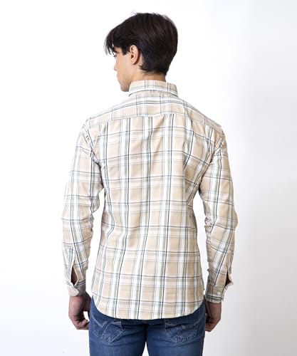 Image of TrapNation Men's Checkered Regular Fit Shirt