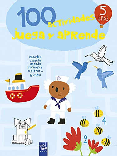 Portada de 100 Actividades Juega y Aprende 5 Años