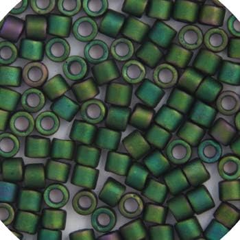 Miyuki Delica 11/0 - Dark Teal Matte Metallic DB0327 - 250gms Bag of Japanese Glass Beads Bulk Bag of Japanese Glass Beads