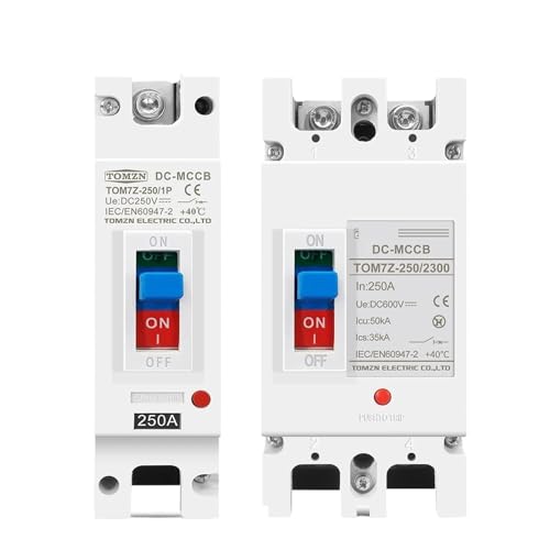 Disjoncteur photovoltaïque 2P 160A boîtier moulé pour protection contre surcharges de batterie solaire