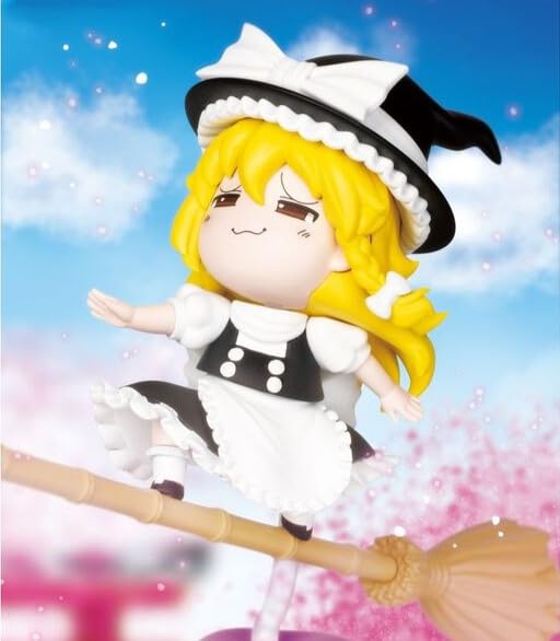 東方　ゆっくり風デフォルメフィギュア　魔理沙　霊夢 Amazon.co.jp: 東方'Project 博麗霊夢 霧雨魔理沙 ゆっくり風