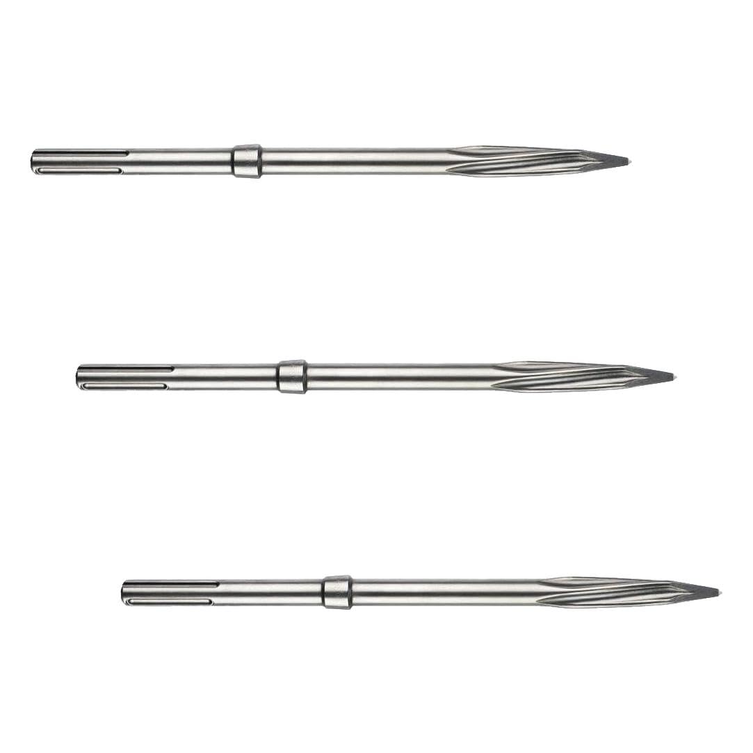 BOSCH HS1936 16 In. R-Tec Star Point Chisel Twist SDS-max Hammer Steel,Silver (Pack of 3)