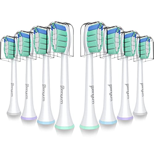 Senyum Replacement Toothbrush Heads Compatible with Philips Sonicare Replacement Heads,Compatible with Phillips Sonicare Replacement Brush Head Electric Toothbrush