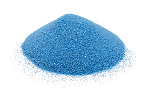 Sky Blue Sand - Fine Sand For Zen Garden, Resin Incense Burner, Smudge Bowl, Ritual Incense, Cast Iron Cauldron, Unity Ceremony, Sensory Bin Table, Mandala, Crafts By Alternative Imagination (1 Pound) #TOP2
