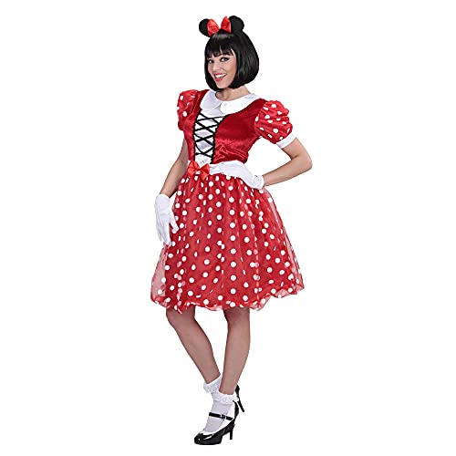 W WIDMANN MILANO Party Fashion - Kostüm Mäuschen, Kleid mit Ohren, Verkleidung Karneval