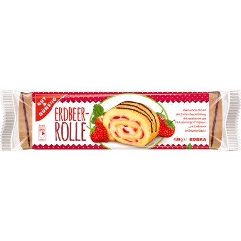 Gut & Günstig Erdbeerrolle, 5er Pack (5 x 400g)