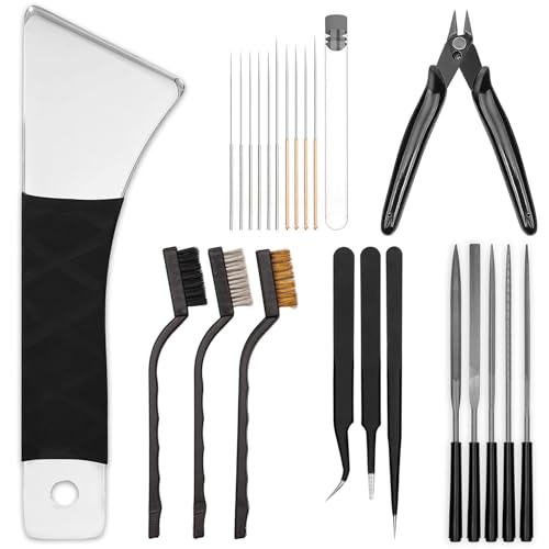 3D Printer Maintance Tool Kit Spatula, Brushes, Wire