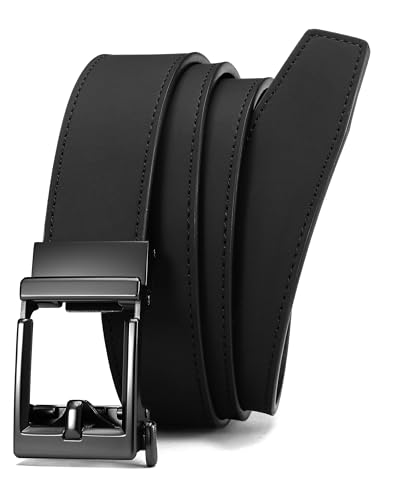 Image of CHAOREN Leather Ratchet Belt Men - Mens Belts Casual Accessories for Every Occasion (35mm)