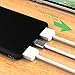 Attom Tech Triple USB Outputs Super Slim Power Bank Ultra Thin, 5000mAh Mini Portable Charger External Phone Battery Pack Small Dual USB Outlet, Emergency Phone Power Backup