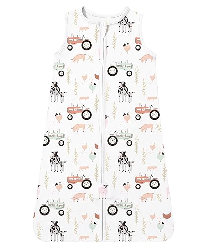 Image of TotAha Toddler Sleep Sack 2T-3T-4T, 0.5 TOG Summer Light Sleeping Sacks, Soft Wearable Blanket Baby Sleep Bag with 2-way Zipper, X-Large