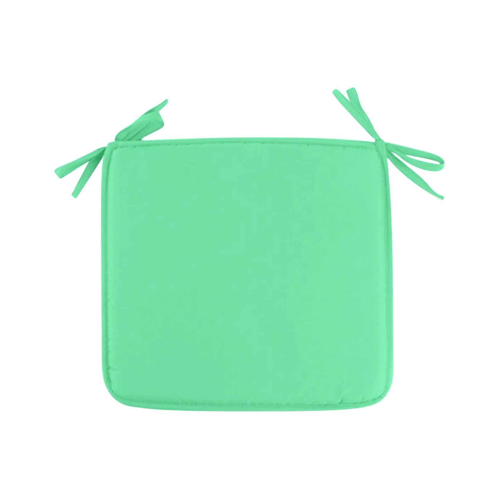 Square Strap Garden Chair Pads Seat Cushion for Outdoor Bistros Stool Patio Dining Room Chair Cushions Indoor (Green, One Size)-image-11