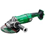 HIKOKI G3618DAS4Z-LI Cordless Angle Grinder, 36V MultiVolt Tool, 5300 RPM, M14, Brushless Motor, Soft Start, Anti-Restart, Kickback Protection, Tooless Wheel Guard, 4.7 Kg, Bare Tool