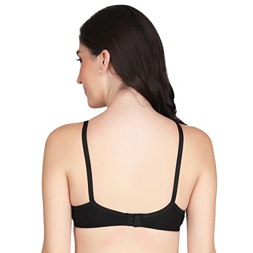Image of Women Non Padded Bra - Made of Pure Cotton Full Coverage Non Wired Soft Cup for T-Shirt Saree Dress and for Everyday