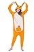 Pijamas para Adultos Onesie Animal Cosplay Disfraz de Halloween Marrón Talla 170-178cm(L)