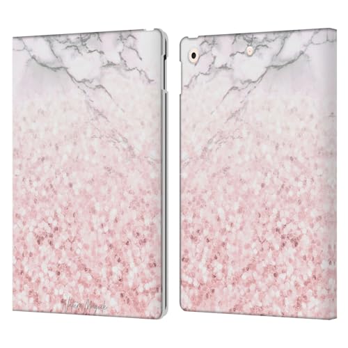 Housse iPad 10.2 Marbre Rose Glitter au café : l'accessoire tendance pour travailler partout