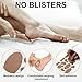 165 Pieces Moleskin for Blisters Feet Blister Prevention Padding Moleskin Adhesive Pads Adhesive Moleskin Padding Moleskin Pads for Shoes Blister Prevention and Reduce Friction