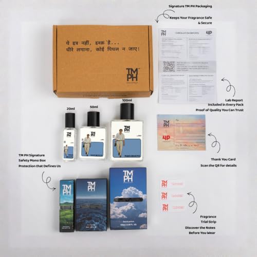 Image of TMPerfumehousePAKO INVICTO EDP for Men | Fresh, Citrusy & Long Lasting Perfume Spray | Citrusy, Salty & Marine Fragrance | Luxury Gift for Him | TMPH | 50ml