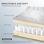 GTPLAYER Gaming Stuhl Ergonomischer Gaming Sessel Schreibtischstuhl mit Stoffoberfläche, Federsitzkissen, Verbindungsarmlehnen und Fußstütze Grau – Bild 4