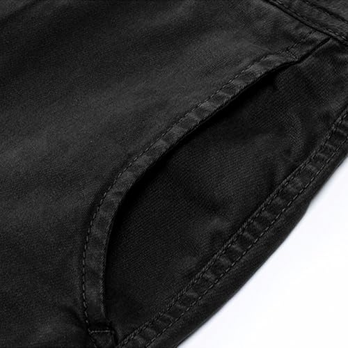 Men's Mid Rise Cargo Pants Tapered Leg Tactical Joggers Pants Casual Techwear Outdoor Sweatpants with Pockets4