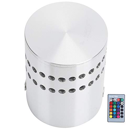 Image of Garosa Spiral LED Wall Light, 3W Aluminum Sconce, RGB Colorful, 2.8x2.2 Inch, with Remote Control, for Home Party Bars Hotel Indoor
