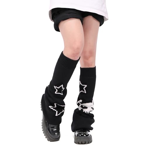 Image of CHIC DIARY Y2K Leg Warmers for Girls Women Kawaii Legs Warmer Harujuku Lolita Accessories Gothic Long Sock Ankle Warmers
