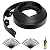 VIVOSUN Landscape Edging Kit 33ft Long 2in High, No-Dig Plastic Garden Border Edging with 30 Anchoring Spikes & Scissors, Black