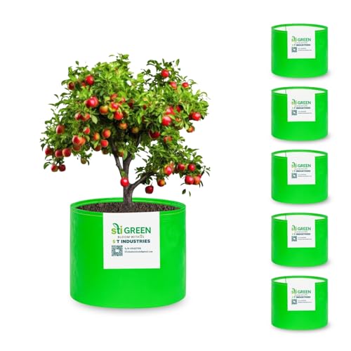 Image of HDPE Grow Bags 24X24 Inch (Pack of 6) | 260 GSM Plant Grow Bags UV-Protected Garden Bag | Growbags for Plants Terrace Gardening | Heavy Duty Plant Bag