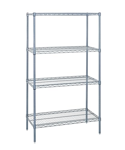 Quantum Storage Systems WR63-1830GY Wire Shelving 4 Shelf Wire Starter
