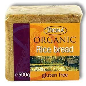 Biona Organic Rice Bread 500g * 6