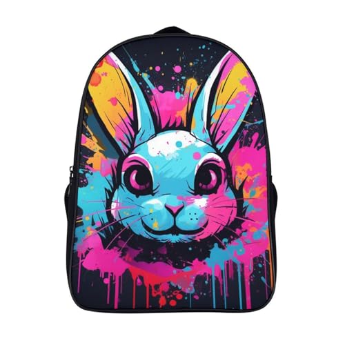 Mochila escolar 3D Rabbit que evita el desorden en clase de primaria